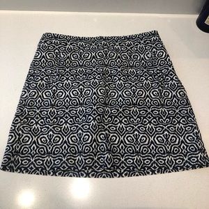 Patterned Mini Skirt
